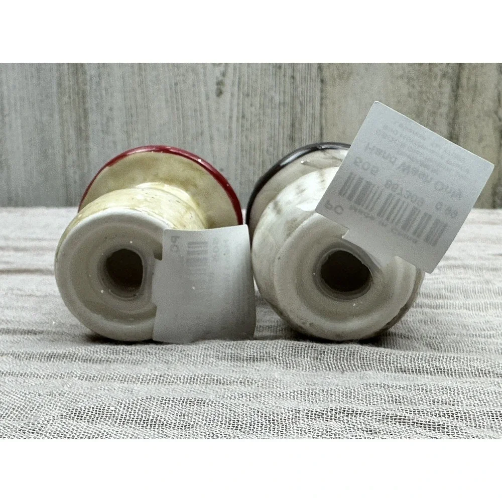 New MINI MUSHROOM RED WHITE Brown CRACKER BARREL SALT & PEPPER SET 2024‎